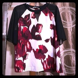 DKNYC Floral Blouse